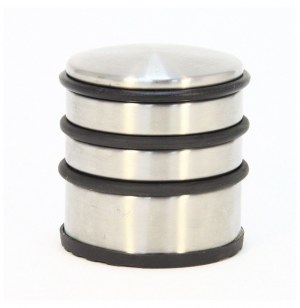 Stop porte en métal - cale porte avec anneaux silicone