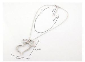 Collier pendentif bijoux argenté