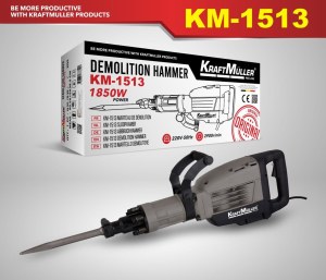 MARTEAU DE DÉMOLITION 1850W KRAFTMULLER KM-1513