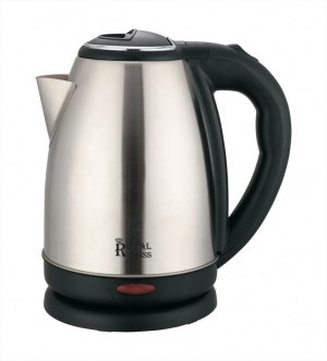 Bouilloire en inox 1500 watt, 1,8 Litres - Royal Swiss