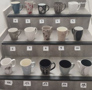 LOT DE MUG TASSE CHOP