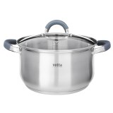 Casserole Ø24cm, 6L inox VETTA