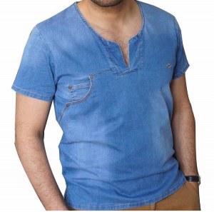 Liquidation denim t-shirt