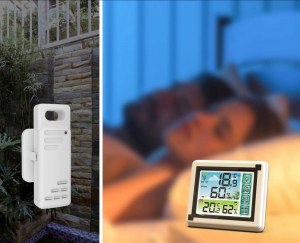 STATION MÉTÉO AVEC 3 CAPTEURS EXTÉRIEURS EN8822D