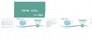 Masque de protection jetable à 3 plis non médical