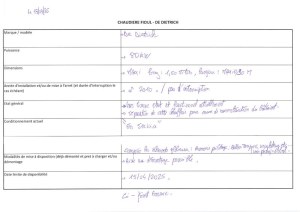 Chaudière à fioul DE DIETRICH 80 KW