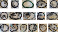 LOT 400 Bracelets Pierre Naturelle 8mm 10mm Mixte Neuf – Revendeur / Grossiste / Marché