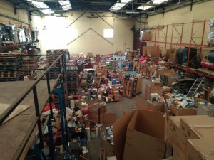 Cessation d'activité liquide stock important