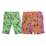 Fournisseur en ligne bermuda fleurs 2/6ans