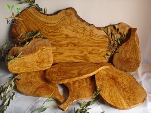 Olive wood kitchen items