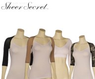 2400 Lot de 3 ou 4 Sheer Secret - gaine minceur pour les bras