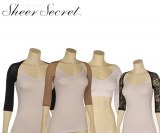 2400 Lot de 3 ou 4 Sheer Secret - gaine minceur pour les bras