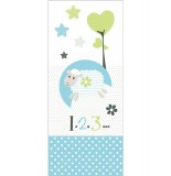 Sticker de porte repositionnable - chambre enfant