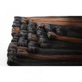 Tissage Asiatique Cheveux Naturel 31 Cm Raides noir