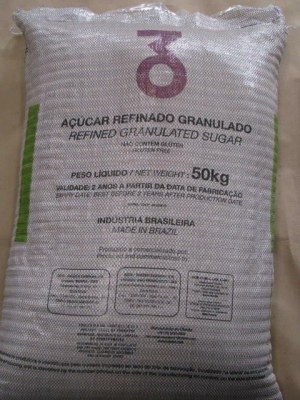 Sucre blanc brésilien ICUMSA45