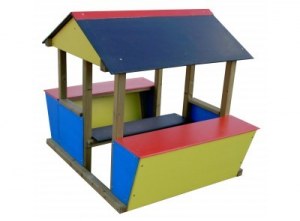 Portillon lames pour clôture d'aire de jeux