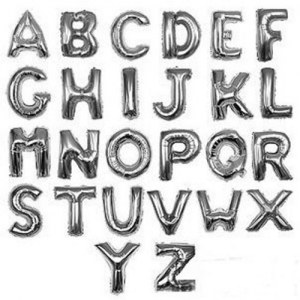 Top vente Ballon en forme de lettre en aluminium gonflable 40 cm