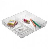 Organisateur pour tiroir transparent - interdesign - rangement multi f