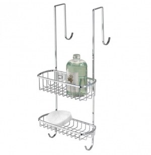 Organisateur de douche - interdesign - rangement sur porte de douche a