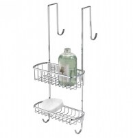 Organisateur de douche - interdesign - rangement sur porte de douche a