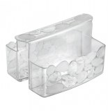 Porte éponges transparent - interdesign - séparateur cavalier pour