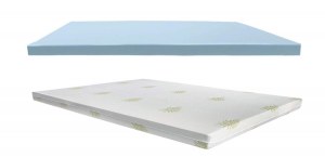 Bfly Surmatelas 5 cm en Mousse à Mémoire de Forme Respirant, avec Housse Amovible en Al...