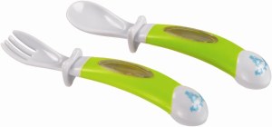 Destockage : Vulli - Fresh Touch - Sophie la Girafe - Couverts Ergonomiques Soft and Fun