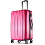 Valise rigide 68cm fuchsia ultra leger 4 roues multidirectionnelles fashion PARTY PRINCE