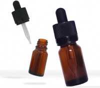 Lot de 700 flacons fioles bouteilles en verre ambrée 10 ml