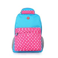 Sac à dos bleu rose loisir voyage enfant multicouleurs