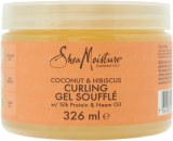 LOT Shea Moisture Curling Gel Souflé à La Noix de Coco et Hibiscus 326ml