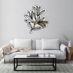 Miroirs muraux fleurs