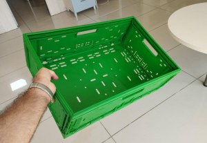 Caisse de fruits rabattable