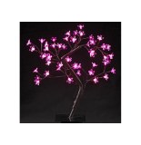 Arbre lumineux d'intérieur rose - 48 leds - décoration lumineuse