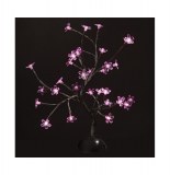 Arbre lumineux d'intérieur rose - 32 leds - décoration lumineuse