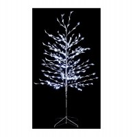 Arbre lumineux d'extérieur blanc h 150 cm - 240 leds - décoration de