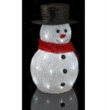 Bonhomme de neige lumineux 22 cm - 32 leds - décoration de no Ğl