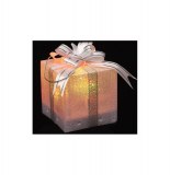 Cadeau lumineux dégradé de couleurs - décoration de no Ğl à suspen