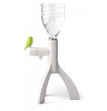 Fontaine à boisson - oiseau vert - qualy - accessoire de table