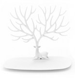 Porte bijoux my little deer blanc - qualy - rangement bijoux