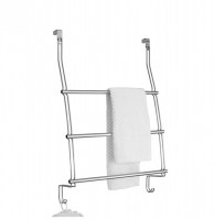 Porte serviettes en inox 3 étagères - interdesign - rangement salle