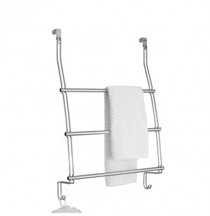 Porte serviettes en inox 3 étagères - interdesign - rangement salle