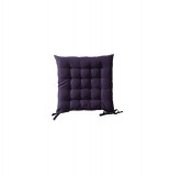 Galette de chaise matelassée 40 x 40 cm - violet
