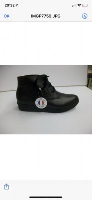 Lots de bottines pour femmes en cuir La Halle