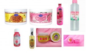 Lot mélangé de produits cosmétiques à la Rose et l'Argan 100 % BIO
