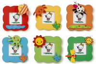 Lot de 6 Cadres-Photos "Visages Rigolos"