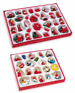 Lot de 50 Décos pour Sapin "Magie d'Hiver"