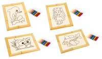Lot de 4 Cadres à Colorier