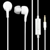 Écouteurs intra-auriculaires avec microphone câble plat Pour Samung