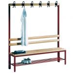 Banc-portemanteaux simple